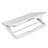 Supporto per Latpop Sostegnotile Notebook Ventola Raffreddamiento Stand USB Dissipatore Da 9 a 16 Pollici Universale M18 per Apple MacBook 12 pollici Bianco