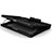 Supporto per Latpop Sostegnotile Notebook Ventola Raffreddamiento Stand USB Dissipatore Da 9 a 16 Pollici Universale M19 per Apple MacBook 12 pollici Nero