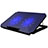 Supporto per Latpop Sostegnotile Notebook Ventola Raffreddamiento Stand USB Dissipatore Da 9 a 16 Pollici Universale M19 per Huawei MateBook D15 (2020) 15.6 Nero