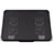 Supporto per Latpop Sostegnotile Notebook Ventola Raffreddamiento Stand USB Dissipatore Da 9 a 16 Pollici Universale M21 per Apple MacBook Air 13.3 pollici (2018) Nero