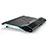 Supporto per Latpop Sostegnotile Notebook Ventola Raffreddamiento Stand USB Dissipatore Da 9 a 17 Pollici Universale L01 per Apple MacBook 12 pollici Nero