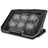 Nero Supporto per Latpop Sostegnotile Notebook Ventola Raffreddamiento Stand USB Dissipatore Da 9 a 17 Pollici Universale L03 per Huawei MateBook D15 (2020) 15.6 Nero