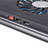 Supporto per Latpop Sostegnotile Notebook Ventola Raffreddamiento Stand USB Dissipatore Da 9 a 17 Pollici Universale L04 per Apple MacBook 12 pollici Nero