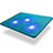 Supporto per Latpop Sostegnotile Notebook Ventola Raffreddamiento Stand USB Dissipatore Da 9 a 17 Pollici Universale L04 per Huawei MateBook 13 (2020) Blu