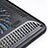 Supporto per Latpop Sostegnotile Notebook Ventola Raffreddamiento Stand USB Dissipatore Da 9 a 17 Pollici Universale L04 per Huawei MateBook 13 (2020) Nero