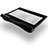 Supporto per Latpop Sostegnotile Notebook Ventola Raffreddamiento Stand USB Dissipatore Da 9 a 17 Pollici Universale L05 per Apple MacBook 12 pollici Nero