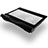 Nero Supporto per Latpop Sostegnotile Notebook Ventola Raffreddamiento Stand USB Dissipatore Da 9 a 17 Pollici Universale L05 per Apple MacBook Air 13 pollici Nero