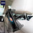 Supporto Sostegno Auto Sedile Posteriore Supporto Tablet PC Universale B02 per Asus Transformer Book T300 Chi Nero