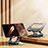 Nero Supporto Tablet PC Flessibile Sostegno Tablet Universale D12 per Apple iPad 10.9 (2022) Nero