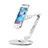 Supporto Tablet PC Flessibile Sostegno Tablet Universale H08 per Apple iPad Mini 2 Bianco