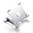 Supporto Tablet PC Flessibile Sostegno Tablet Universale H09 per Apple iPad 3 Bianco