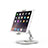 Supporto Tablet PC Flessibile Sostegno Tablet Universale K02 per Apple iPad Mini Bianco