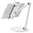 Supporto Tablet PC Flessibile Sostegno Tablet Universale K04 per Apple iPad 2 Bianco