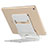 Supporto Tablet PC Flessibile Sostegno Tablet Universale K14 per Apple iPad 2 Argento