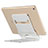 Supporto Tablet PC Flessibile Sostegno Tablet Universale K14 per Samsung Galaxy Tab Pro 10.1 T520 T521 Argento