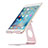 Supporto Tablet PC Flessibile Sostegno Tablet Universale K15 per Apple iPad 3 Oro Rosa