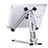 Argento Supporto Tablet PC Flessibile Sostegno Tablet Universale K19 per Samsung Galaxy Tab 4 8.0 T330 T331 T335 WiFi Argento