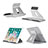 Supporto Tablet PC Flessibile Sostegno Tablet Universale K21 per Apple iPad 2 Argento