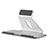 Supporto Tablet PC Flessibile Sostegno Tablet Universale K21 per Apple iPad Mini 2 Argento