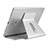 Supporto Tablet PC Flessibile Sostegno Tablet Universale K21 per Apple iPad Mini 4 Argento