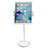 Supporto Tablet PC Flessibile Sostegno Tablet Universale K27 per Apple iPad 4 Bianco