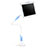 Supporto Tablet PC Flessibile Sostegno Tablet Universale T41 per Apple iPad Mini 2 Cielo Blu