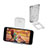 Supporto Tablet PC Sostegno Tablet Universale T22 per Samsung Galaxy Tab A7 Wi-Fi 10.4 SM-T500 Chiaro