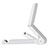 Supporto Tablet PC Sostegno Tablet Universale T23 per Apple iPad Air Bianco