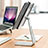 Supporto Tablet PC Sostegno Tablet Universale T24 per Apple iPad 2 Argento