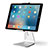 Supporto Tablet PC Sostegno Tablet Universale T24 per Apple iPad 3 Argento