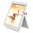 Supporto Tablet PC Sostegno Tablet Universale T28 per Apple iPad 3 Bianco