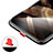 Tappi Antipolvere Anti-dust Lightning USB Jack Antipolvere H02 per Apple iPhone 11 Pro Max Rosso
