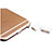Tappi Antipolvere Anti-dust Lightning USB Jack Antipolvere J02 per Apple New iPad 9.7 (2018) Argento