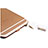 Tappi Antipolvere Anti-dust Lightning USB Jack Antipolvere J02 per Apple New iPad 9.7 (2018) Oro
