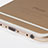 Tappi Antipolvere Anti-dust Lightning USB Jack Antipolvere J03 per Apple iPad Mini 2 Bianco