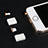 Tappi Antipolvere Anti-dust Lightning USB Jack Antipolvere J05 per Apple iPad 4 Bianco