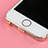 Tappi Antipolvere Anti-dust Lightning USB Jack Antipolvere J05 per Apple iPhone 5 Bianco