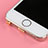 Tappi Antipolvere Anti-dust Lightning USB Jack Antipolvere J05 per Apple iPhone 6 Argento