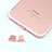 Tappi Antipolvere Anti-dust Lightning USB Jack Antipolvere J06 per Apple iPhone 12 Mini Oro Rosa
