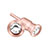 Tappi Antipolvere Jack Cuffie 3.5mm Anti-dust Android Apple Anti Polvere Universale D02 Oro Rosa