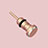 Tappi Antipolvere Jack Cuffie 3.5mm Anti-dust Android Apple Anti Polvere Universale D04 Oro Rosa