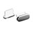 Tappi Antipolvere USB-C Jack Anti-dust Type-C Anti Polvere Universale H06 Grigio Scuro