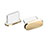 Tappi Antipolvere USB-C Jack Anti-dust Type-C Anti Polvere Universale H06 per Apple iPad Pro 11 (2021) Oro