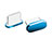 Tappi Antipolvere USB-C Jack Anti-dust Type-C Anti Polvere Universale H06 per Apple iPhone 15 Blu