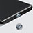 Tappi Antipolvere USB-C Jack Anti-dust Type-C Anti Polvere Universale H08 per Apple iPad Pro 11 (2021) Grigio Scuro