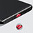 Tappi Antipolvere USB-C Jack Anti-dust Type-C Anti Polvere Universale H08 per Apple iPad Pro 12.9 (2022) Oro Rosa