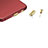 Tappi Antipolvere USB-C Jack Anti-dust Type-C Anti Polvere Universale H17 Oro