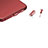 Tappi Antipolvere USB-C Jack Anti-dust Type-C Anti Polvere Universale H17 per Apple iPad Pro 11 (2021) Rosso