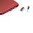Tappi Antipolvere USB-C Jack Anti-dust Type-C Anti Polvere Universale H17 per Apple iPad Pro 12.9 (2022) Grigio Scuro