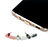 Tappi Antipolvere USB Jack Anti-dust Android Type-C Anti Polvere Universale Nero